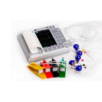 Электрокардиограф двенадцати канальный с регистрацией ЭКГ в ручном и автоматическом режимах миниатюрный ЭК12Т-01-"Р-Д"