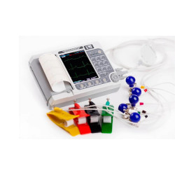 Электрокардиограф двенадцати канальный с регистрацией ЭКГ в ручном и автоматическом режимах миниатюрный ЭК12Т-01-"Р-Д"