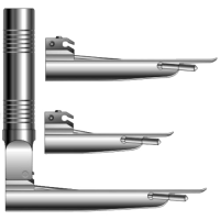 Ларингоскоп ламповый с прямыми клинками «Базовый-II», с автономным питанием Лл8 – «Медикон»