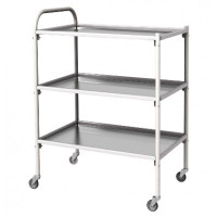 Столик процедурный передвижной с тремя полками СПп-02-МСК