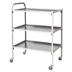 Столик процедурный передвижной с тремя полками СПп-02-МСК