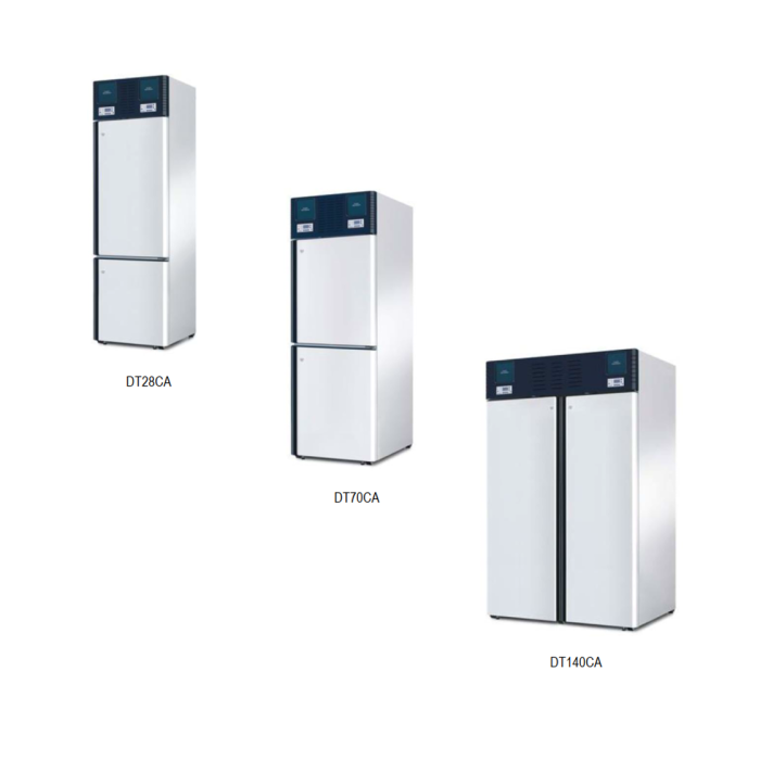 Холодильники комбинированные с морозильником профессиональные медицинские серии DT-C Smeg (Италия)