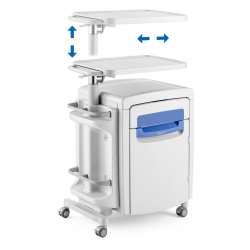 Тумба прикроватная с встроенным столиком CUBIK