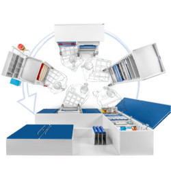 Система хранения и перемещения медикаментов и расходных материалов Malvestio
