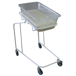 Кровать-тележка для новорожденных с пластиковым кювезом МСК-130