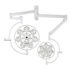 Светильник ЭМАЛЕД 500/300 двухкупольный операционный потолочный