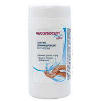 Салфетки дезинфицирующие бесспиртовые Абсолюсепт «Аква»